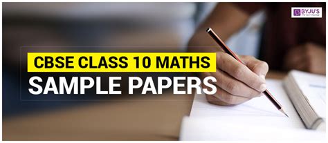 Class 10 Maths CBSE Sample Papers 的图像结果