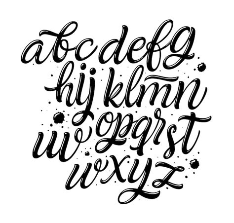 Lettering alfabeto Imagens – Download Grátis no Freepik