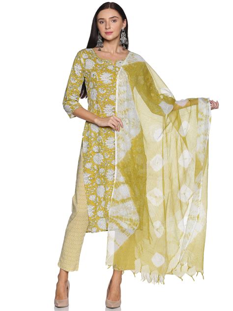 Kurti 3PC Parrot Green – Vastralaya - Colors of Life