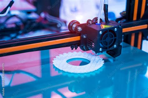 Three dimensional printing machine,3D printer. Stock Photo | Adobe Stock