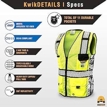 KwikSafety - Charlotte, NC - RoadBOSS Econ & Premium Safety Vest ANSI ...