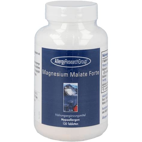 Supplements: Magnesium Malate Forte, 120 tablets