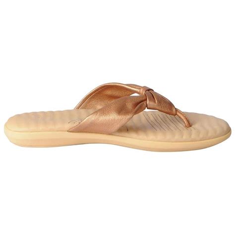 Dr.Scholl Brand Women's 574-8951 Chappal Flip Flop (Golden) :: RAJASHOES