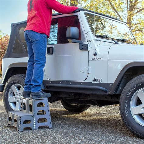 Buy 2 Step Folding Stool for Office,Garage, Closet, RV & More ...