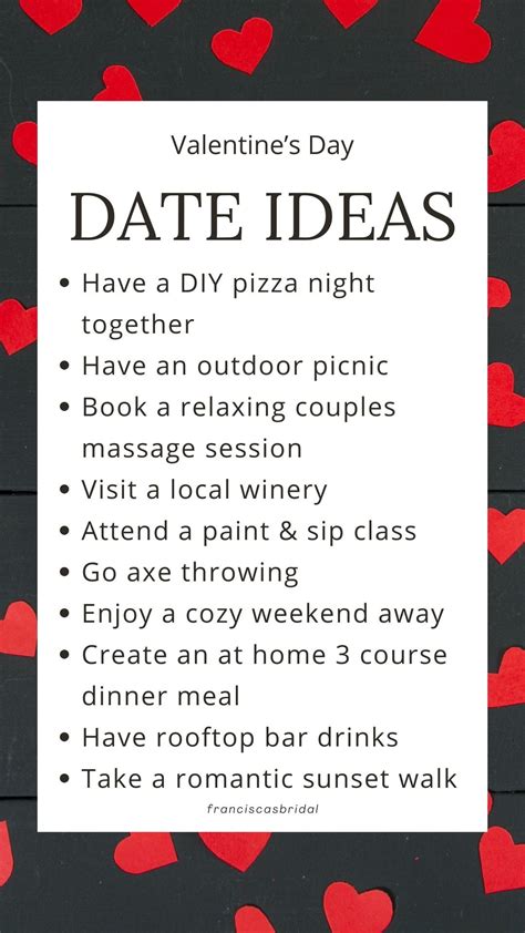 40 Romantic Valentine’s Day Date Ideas for Couples To Enjoy Together ...