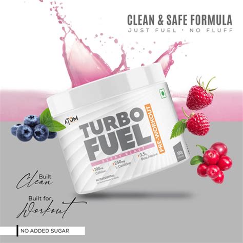 ATOM Turbo Fuel Pre-Workout Formula | Energy, Focus, Pumps — AS-IT-IS ...