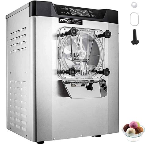 VEVOR Commercial Ice Cream Machine 1400W 20/5.3 Gph Hard Serve Ice ...