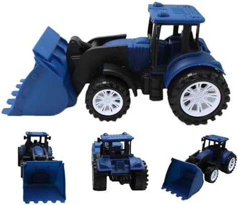 Neoinsta Small Size Friction Powered Plastic Bulldozer Toys for Kids ...