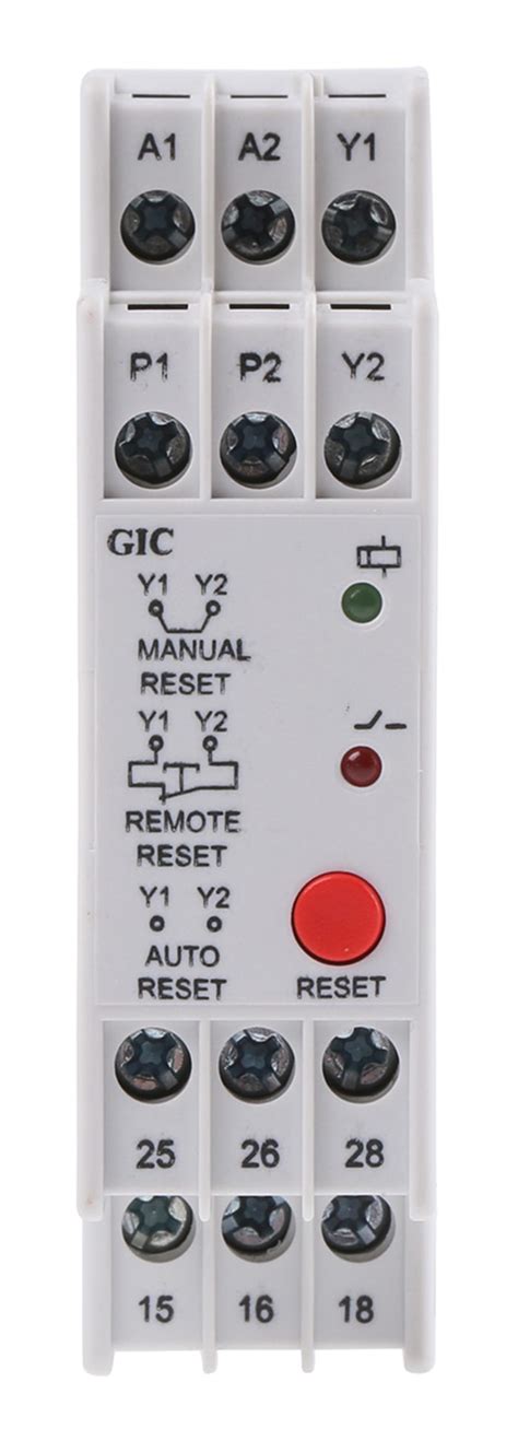 MJ83BK GIC | GIC Thermistor Motor Protection Monitoring Relay, 1 Phase ...