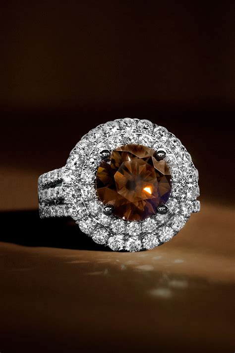 Couture Chocolate Diamond Ring | Chocolate diamond ring, Chocolate ...