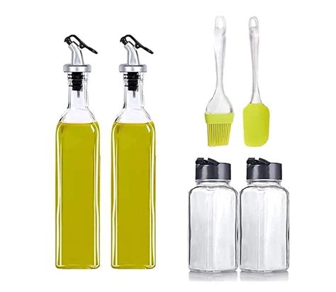 Hari Enterprise Glass Oil Dispenser Olive Oil & Vinegar Storage 500 ml ...