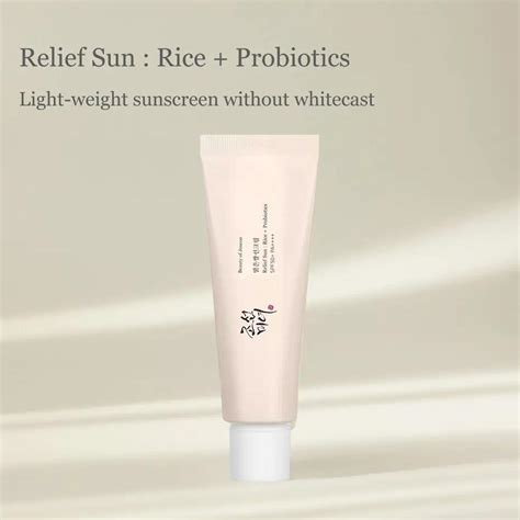 Beauty of Joseon] Relief Sun Rice Probiotics SPF50+ | Ubuy India
