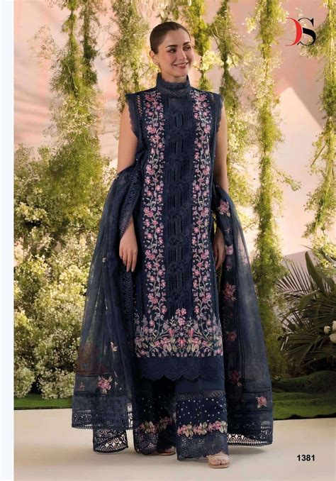DEEPSY SUIT SOBIA NAZIR LAWM-25 Vol-02 Pure Cotton Embroidery Pakistani ...