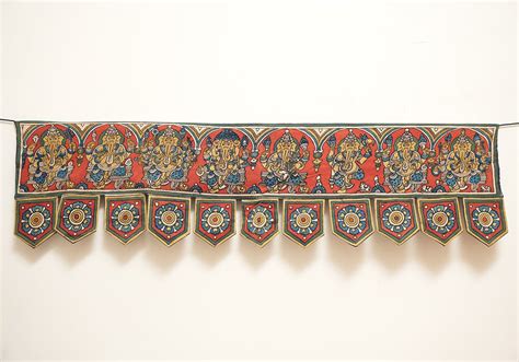 Kalamkari Toran-Desically Ethnic Ashta Ganesha Hand Painted Kalamkari ...