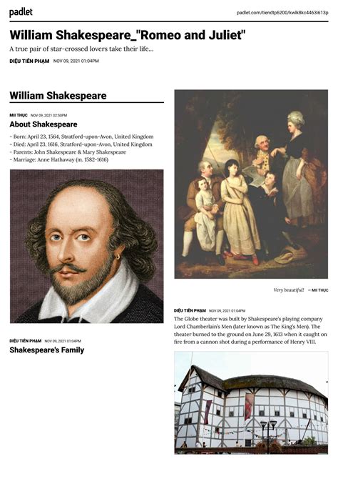 William Shakespeares Family