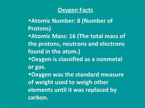 Oxygen | PPT