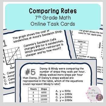 Image result for Problem Solving Comparing Rates Activities