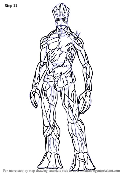 Image result for How to Draw Groot Step by Step