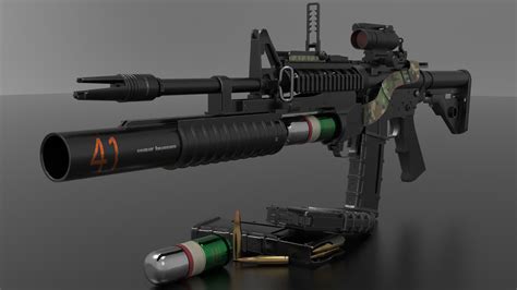 M203 Grenade Launcher in Weapons - UE Marketplace