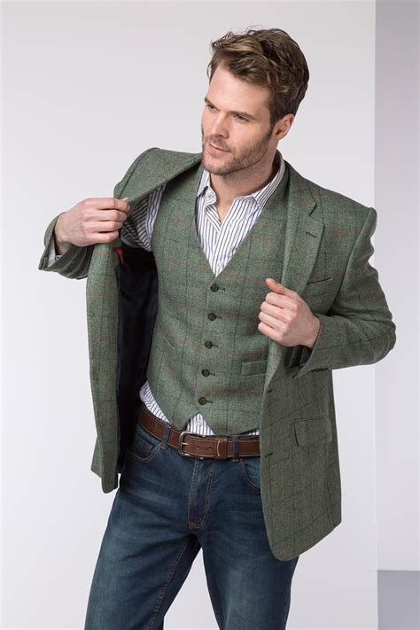 Mens Tweed Jacket UK | Mens Slim Fit Tweed Blazer - Rydale