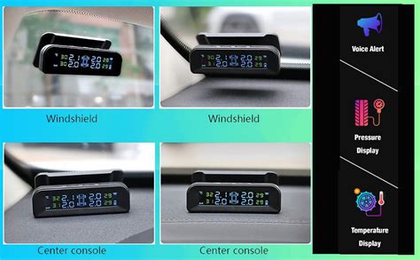 Skyshop®C260 External (Voice Alert) (Type-C) USB/Solar TPMS (Car Tyre ...