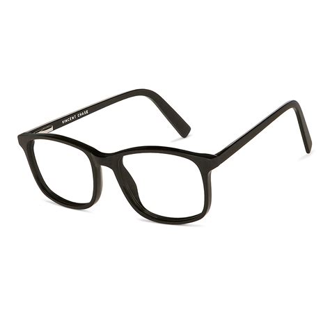 Buy Black Full Rim Rectangle Vincent Chase Online Classic Acetate VC ...