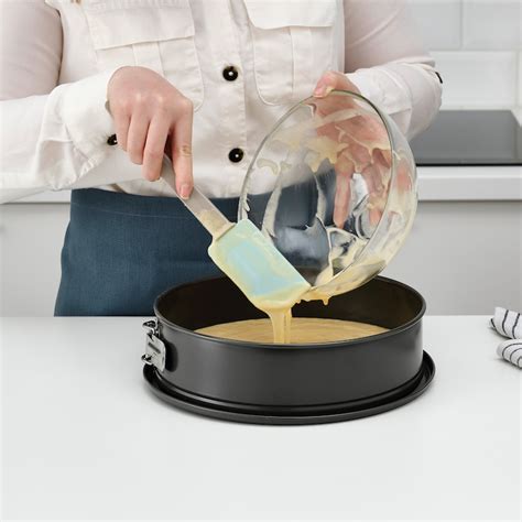 BAKGLAD rubber spatula, beige/blue, 26 cm (10") - IKEA