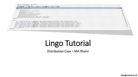Image result for LINGO Tutorial