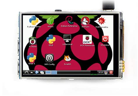 Electrobot 3.5 Inch Touch Screen 320 x 480 for Raspberry Pi 3 Model B ...