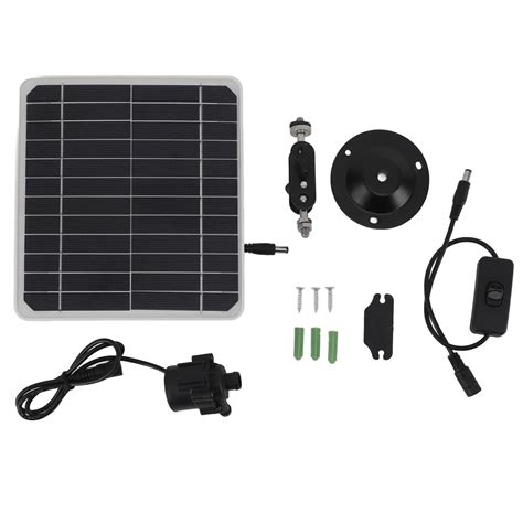 Buy Cryfokt 50W Submersible Solar Powered Pond Pump Kit, 24H Operation ...