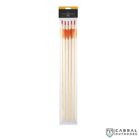 Wooden Crossbow Arrows 24-28" | 5pcs – Cabral Outdoors