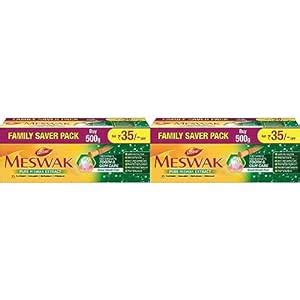 Buy Dabur Meswak Complete Oral Care Toothpaste - 500g (2 x 200g + 1 ...