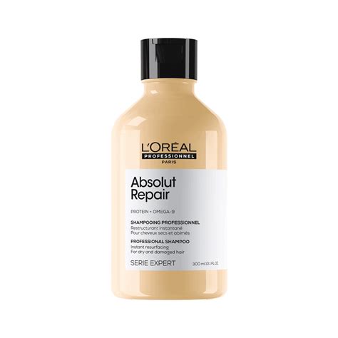 L'Oreal Absolut Repair Shampoo 300ml, for instantly resurfaced & repai ...