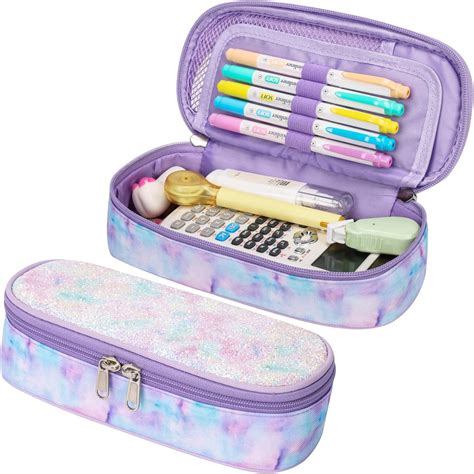 Amazon.com: BrainyBees Pencil Case for Girls - Cute Zipper Pencil Pouch ...
