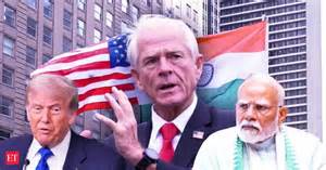 Trump's advisor Navarro needles India once again - The Economic Times
