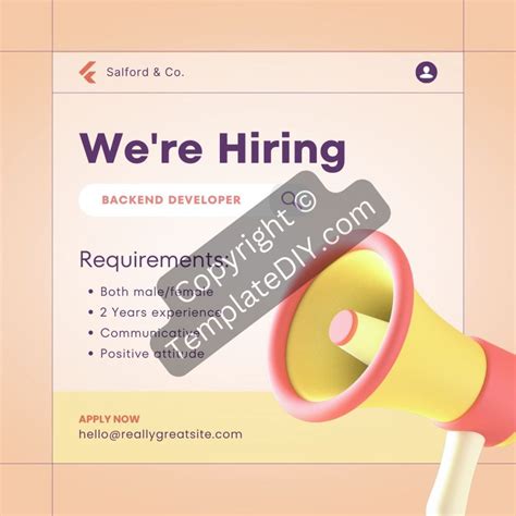 Image result for Example of a Job Posting