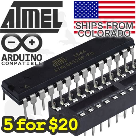 Arduino Uno R3 Remplacement MCU - ATMEL ATMega328P - India | Ubuy