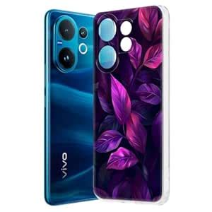 Fashionury Back Cover for Vivo V60 5G Designer, Printed,Transparent ...