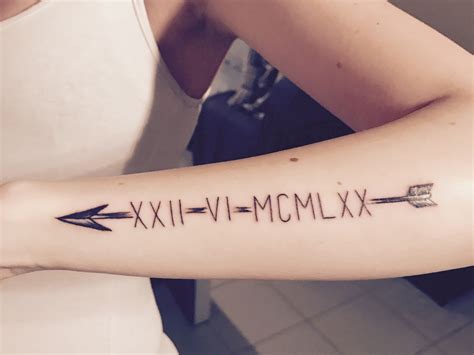 Roman Numerals Tattoo XXII•VI•MCMLXX | Tattoos with meaning, Roman ...