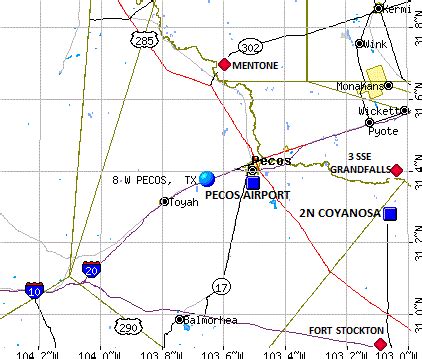 Pecos Texas Municipal Airport Precipitation Data