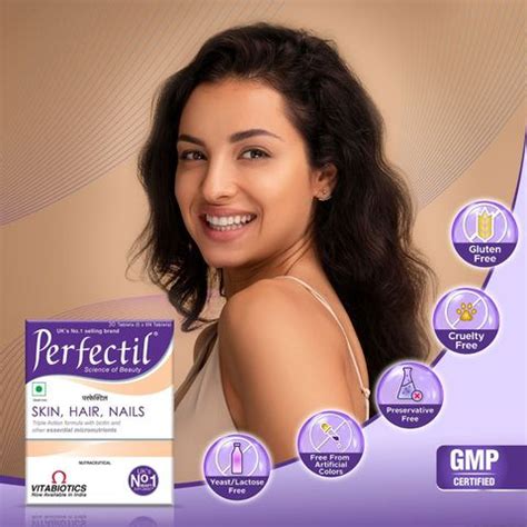 Perfectil Skin, Hair, Nail Supplements(20 Micronutrients Including ...