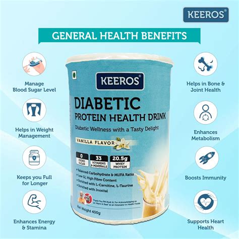 Diabetic-Friendly Protein Drink | Keeros DiabStrong Vanilla – Keeros ...