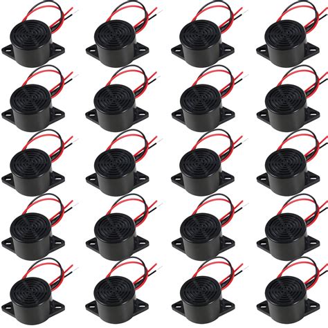 Uhppote 75db Mechanical Buzzer Sounder With Leads 12vdc Continuous Beep ...