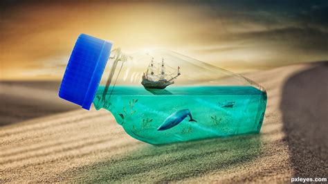 Ship In A Bottle picture, by BWR for: laboratory bottle photoshop ...