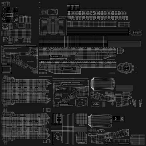Adaptive Combat Rifle Carbine 3D model | 3D Molier International