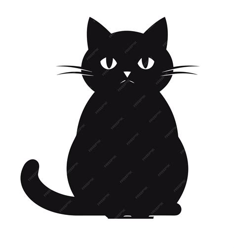 Premium Vector | Black cats silhouettes set for halloween and other cat ...