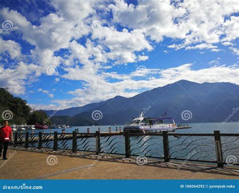 Sun moon lake, Taiwan editorial photography. Image of attraction ...
