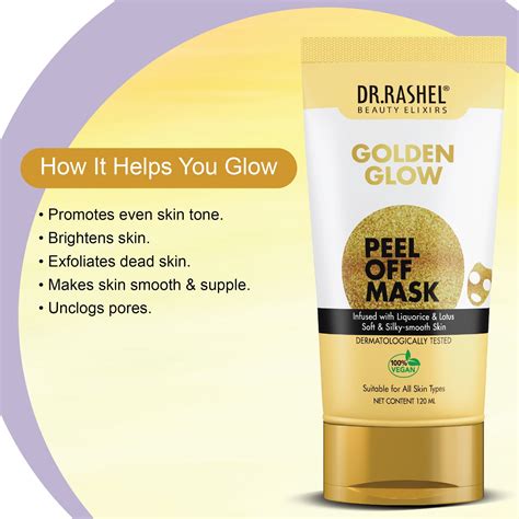 De Tan Face Wash & Golden Peel Off Mask Combo - Dr.Rashel