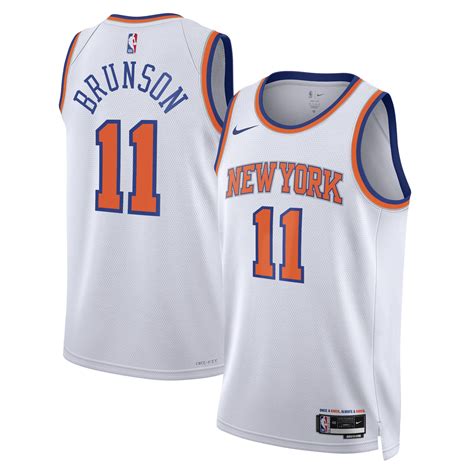 New York Knicks Nike Association Edition Swingman Jersey - White ...