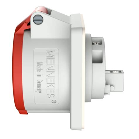Mennekes Panel Mounted Socket Receptacle IP44 IP67 - 1485 Panel Mounted ...